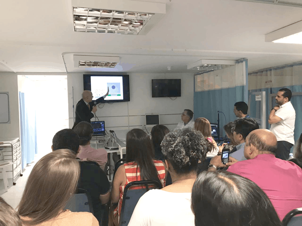 Workshop sobre contraste reuniu profissionais da área da saúde na Ecope