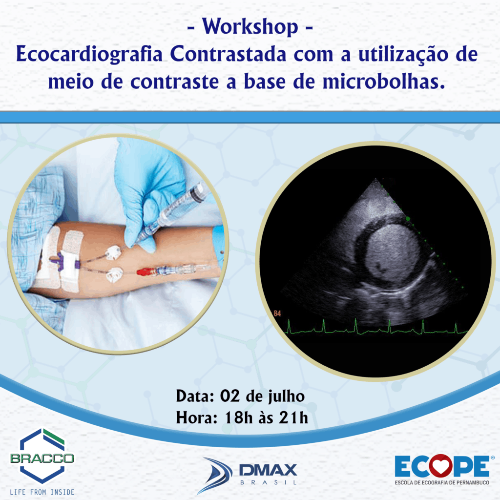 Ecope lança workshop gratuito de Contraste Ecocardiográfico